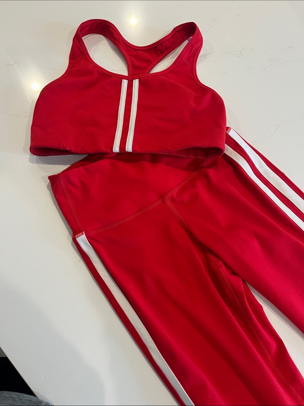 2 piece set Active Leggings with workout bra